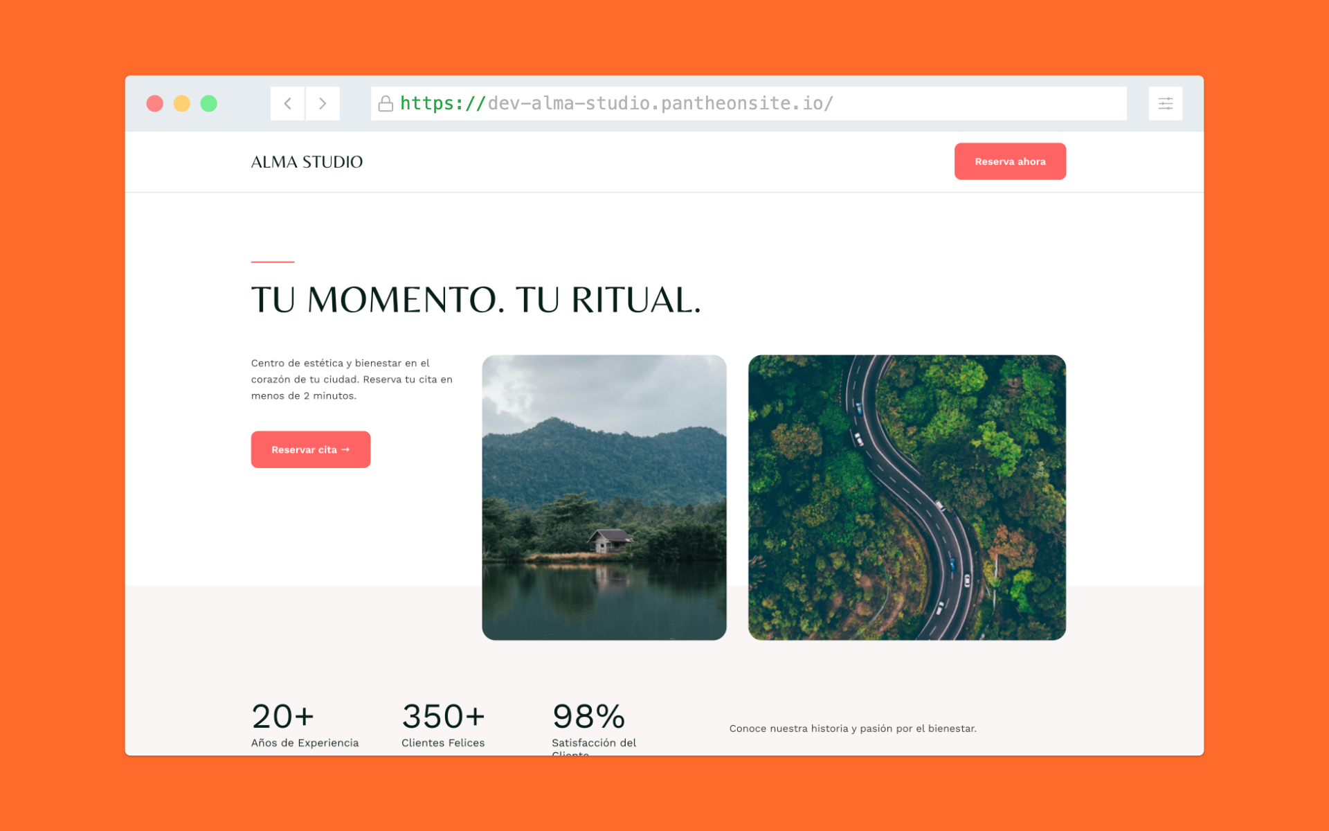 Alma Studio — web de estética con reserva de citas
